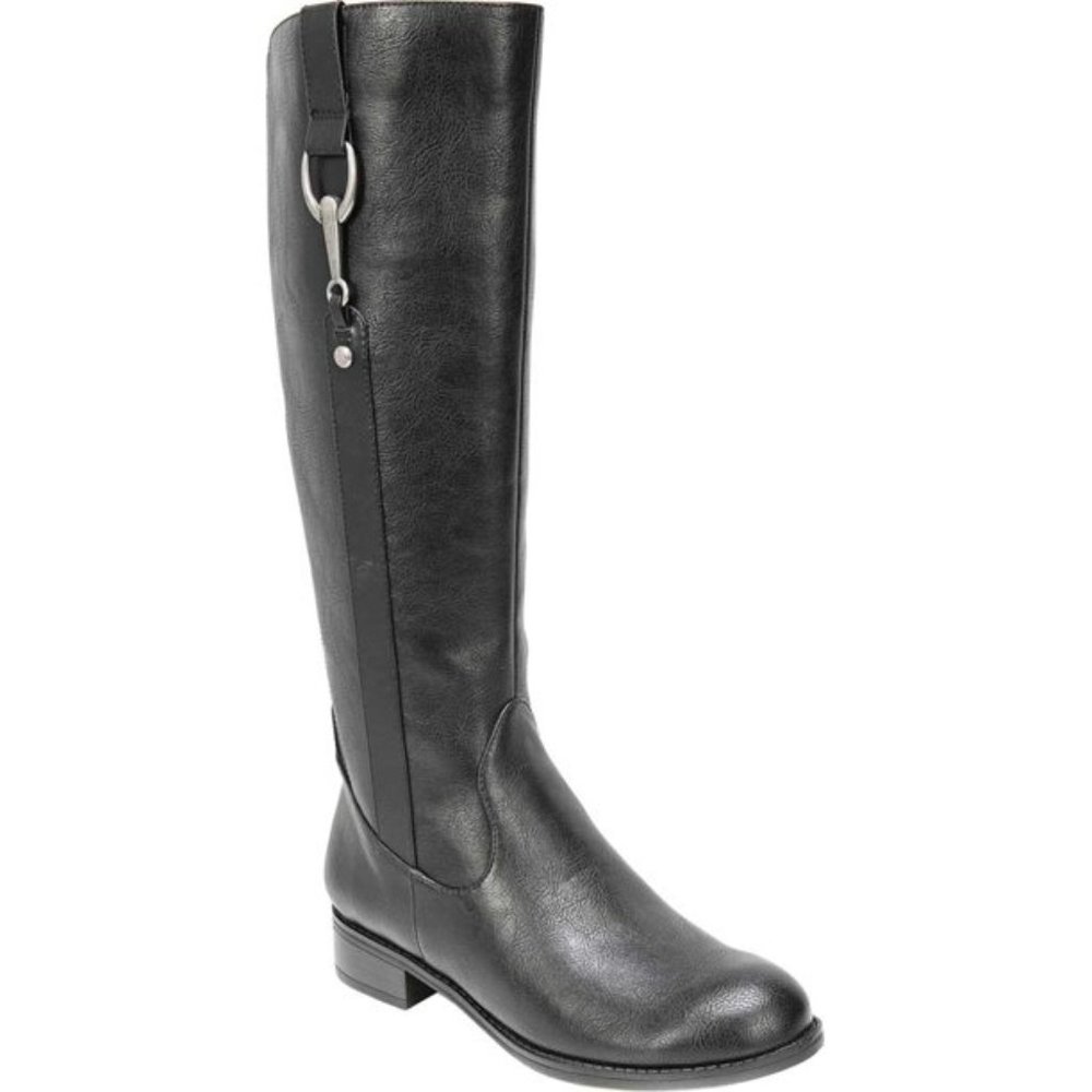 LifeStride Sikora Wide Calf Boots - Black Size 6